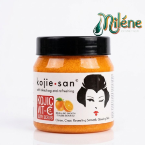 GOMMAGE CORPORELLE KOJIC.SAN VIT-C Formule de gommage au sel avec serum hautement concentre qui aide à éliminer les cellules mortes de la peau