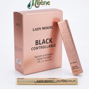 EYELINER LADY MODEL BLACK CONTROLLABLE Obtenez le trait de liner parfait dès le premier passage. Un pigment noir profond pour un regard captivant. Une pointe fine et souple pour un contrôle total du tracé. Avec une formule fluide et dynamique qui ne coule pas.