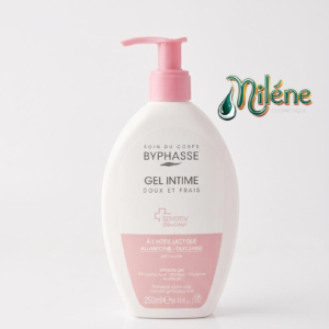 GEL INTIME BYPHASSE Prenez soin de votre intimité en toute confiance parce que les zones les plus délicates de votre corps méritent une attention particulière. Avec sa formule au pH neutre pour éviter les irritations. Enrichi en acide lactique, allantoïne et glycérine pour hydrater et protéger. Une tolérance testée pour une sécurité maximale.