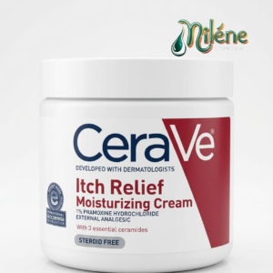 CREME CERAVE ITCH RELIEF MOISTURIZING est spécialement formulée pour apaiser les peaux sèches et irritées en un temps record. Agit en seulement 2 minutes pour apaiser les démangeaisons. Contient 3 céramides essentiels pour réparer la barrière cutanée. Sans stéroïdes et sans parfum, idéale pour les peaux sensibles ou sujettes à l'eczéma. Pour une peau souple et protégée toute la journée.