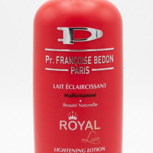 LAIT DE  CORPS Pr. FRANCOISE BEDON PARIS offre à votre corps le soin prestigieux qu'il mérite avec le Lait Éclaircissant. Formule d'exception, conçue par des experts en cosmétologie, pour une peau visiblement plus claire, unifiée et éclatante de santé. Atténue les taches brunes et harmonise le teint pour un résultat naturel et lumineux.