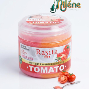 GOMMAGE CORPOREL CAREBEAU Révélez l'éclat naturel de votre peau avec le sel de gommage à base de Tomate. Infusé à la vitamine E et aux AHA, ce soin exfolie en douceur pour éliminer les impuretés tout en laissant un parfum fruité irrésistible