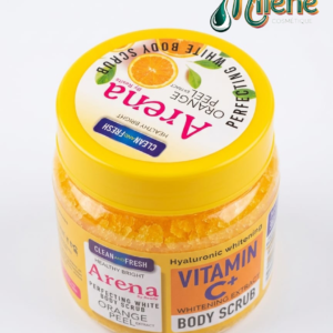 GOMMAGE CORPOREL ARENA PERFECTING WHITE offre à votre peau une cure de jouvence avec ce gommage unique combine la force exfoliante du vitamine C+ pour un teint instantanément plus clair et une peau incroyablement lisse.