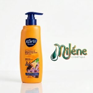 LAIT DE CORPS KARIS NATURALS PAPAYA & SAFFRON : Ce produit mise sur des ingrédients naturels et une action 3-en-1 très attractive. Une formule unique qui combine l'éclat de la papaye et la préciosité du safran pour un teint sublime. Exfolie en douceur et ravive l'éclat. Unifie le teint et apporte une luminosité instantanée.  Protège votre peau des rayons du soleil tout en l'éclaircissant.