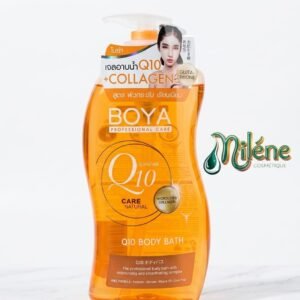 GEL DE DOUCHE BOYA Q10 BODY BATH est spécialement formulé avec un complexe hydratant et lissant pour répondre aux besoins des peaux exigeantes. Un antioxydant puissant qui lutte contre le relâchement cutané. Pour illuminer le teint et éliminer les impuretés en douceur.