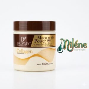 MACA POWER COLLAGÈNE de Dr. DAVEY Sublimez votre chevelure naturelle avec le masque Maca Power Collagen. Conçu spécifiquement pour les cheveux bouclés, frisés et crépus, ce soin profond est la solution ultime pour définir vos boucles tout en leur apportant une nutrition intense.