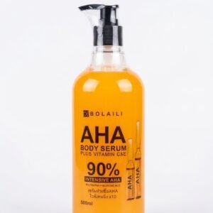 SÉRUM BOLAILI AHA (99% intensive) un produit qui mise sur une concentration élevée pour des résultats rapides. Sa formule haute performance combine : Vitamines C & E : Pour une protection antioxydante et un glow immédiat. Vitamines C & E : Pour une protection antioxydante et un glow immédiat. Acide Hyaluronique Multi-Alpha : Pour une hydratation intense et profonde.