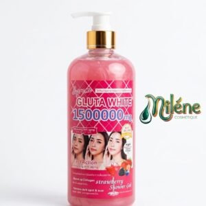 GEL DE DOUCHE SUPRÊME GLUTA WHITE un gel douche "Best Seller" conçu pour celles qui ne veulent que le meilleur. Sa concentration exceptionnelle en Glutathion associée à la force des fruits rouges transforme votre routine en un véritable soin de luxe. Une concentration record pour une action éclaircissante et anti-âge intense.