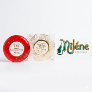 SAVON AHA SOAP de GLUTA MASTER : Une fusion prestigieuse conçue pour transformer votre routine de douche en un véritable soin de spa régénérant. Puissance des AHA (Exfoliant) : Les acides de fruits éliminent en douceur les cellules mortes et les impuretés, affinant le grain de peau pour une douceur incomparable. Contrairement aux savons classiques, il hydrate intensément tout en nettoyant, laissant votre peau souple et lumineuse.