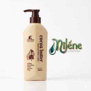 LAIT DE CORPS COCOA BUTTER DE ROUSHUN puise sa puissance dans le beurre de cacao le plus pur, un ingrédient ancestral reconnu pour ses vertus ultra-hydratantes. Elle agit en profondeur pour : • Nourrir Intensément : Répare la barrière cutanée et maintient l'hydratation tout au long de la journée. • Apaiser : Calme les irritations et les zones rugueuses pour une sensation de confort immédiat.