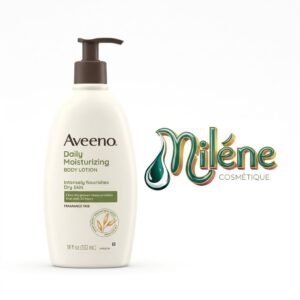 LAIT DE CORPS AVEENO DAILY MOISTURIZING Reconnue mondialement pour son efficacité, cette lotion transforme les peaux sèches en une peau visiblement plus saine et éclatante dès la première application. Une hydratation cliniquement prouvée qui dure 24 heures complètes.