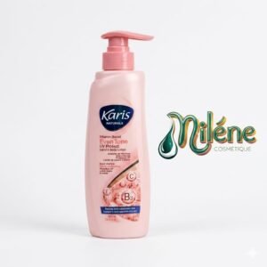LAIT DE CORPS EVEN TONE DE KASIS NATURALS Formulé avec un puissant cocktail de vitamines (C, E et B3), ce soin agit en profondeur pour unifier votre teint et estomper les irrégularités. Sa protection UV intégrée préserve votre peau des agressions extérieures tout en l'hydratant intensément. Pour une peau douce, rayonnante et parfaitement protégée au quotidien.