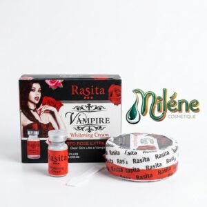 CRÈME DE VISAGE RASITA VEMPIRE WHITING puise sa force dans les extraits de Rose Rouge pour transformer votre grain de peau. Pénètre rapidement pour un résultat visible et uniforme.