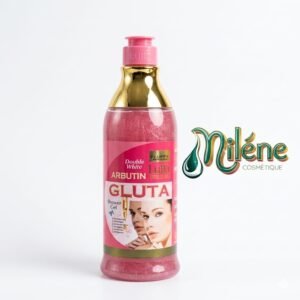 GEL DE DOUCHE LUFFA ARBUTIN & GLUTA Conçu pour illuminer et unifier le teint, sa formule unique associe deux des agents clarifiants les plus puissants : L'Arbutine : pour cibler les taches et zones d'ombre, Le Glutathion (Gluta) : pour un éclat global et une peau visiblement plus saine.