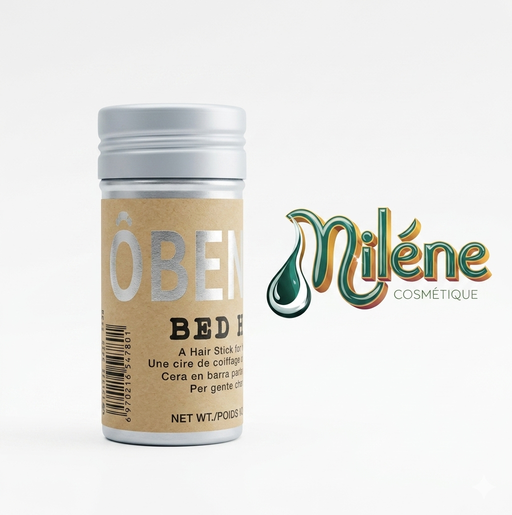 Cire ÖBEN BED HEAD : Envie d'un plaquage impeccable, d'un chignon parfait ou de discipliner vos mèches rebelles en un seul geste ? Découvrez le Hair Stick ÖBEN Bed Head, l’ accessoire coiffure indispensable qui fait fureur pour des looks nets et stylés au quotidien. Dompte les frisottis, lisse les petits cheveux d'un seul passage et structure vos coiffures (queues de cheval, chignons, tresses). Son format stick rétractable permet une application directe sur les cheveux, sans s'en mettre plein les mains. Fixe en douceur sans laisser de fini gras, d’effet cartonné ou de résidus blancs. Petit et léger, il se glisse facilement dans votre sac pour des retouches rapides à tout moment de la journée.