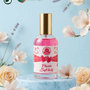 PARFUM PLAISIR SOFT LADY ROSE, ce parfum délicat est une véritable ode à la féminité. Capturé dans un flacon épuré rehaussé d'un capuchon doré élégant, son précieux jus rose cache un trésor olfactif irrésistible. Parfait pour habiller vos journées d'une note de légèreté ou sublimer vos soirées romantiques.
