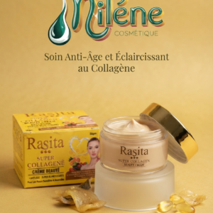 CRÈME DE VISAGE RASITA enrichie en extraits de miel soigneusement sélectionnés, agit rapidement pour nourrir, hydrater et unifier le teint. Sa texture onctueuse pénètre en profondeur et laisse une sensation de douceur et de fraîcheur mielleuse. Profitez des bienfaits de la nature pour un teint radieux, souple et lumineux, dès les premières applications. Ne manquez pas l'opportunité de rayonner !