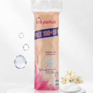 DISQUES COTONS DÉMAQUILLANTS HIRA PAMUK : Conçus en 100% pur coton, ils prennent soin de votre peau tout en douceur lors de votre démaquillage ou de l'application de vos soins. 100 cotons + 20 GRATUITS (soit 120 cotons au total !)
