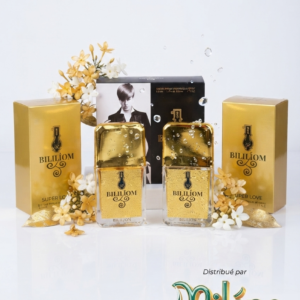 Coffret de 2PARFUMS BILILIOM incarne la puissance, l'ambition et le luxe à l'état pur. Arborant un design lingot doré éclatant, ce parfum dévoile des notes ambrées, épicées et cuirées d'un raffinement irrésistible pour un sillage captivant. Entrez dans un monde de privilèges. Commandez votre coffret chez Milène Cosmétique !