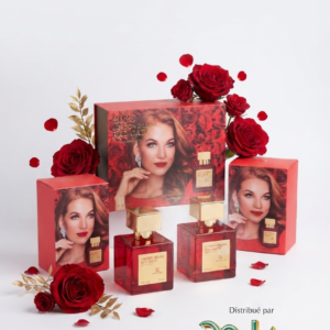 Coffret de 2PARFUMS LONDON DREAM RED GATE: célèbre la féminité flamboyante et le charme irrésistible. Un bouquet de roses intenses associé à des notes boisées et envoûtantes, sublimé par un flacon rouge et or d'une élégance absolue. Distribué par Milène Cosmétique.