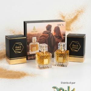 Coffret de 2PARFUMS KHUMAR incarne la richesse des essences orientales et la passion du voyage. Une fragrance ambrée, chaude et envoûtante, conçue pour capturer les souvenirs de vos plus beaux moments à deux. Distribué par Milène Cosmétique.