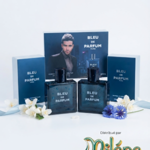 Coffret de 2PARFUMS BLEU DE PARFUM PARIS : incarne l'homme moderne, mystérieux et audacieux. Un mélange parfait de fraîcheur vibrante et de notes boisées intenses qui laisse un sillage irrésistible toute la journée. Distribué par Milène Cosmétique.