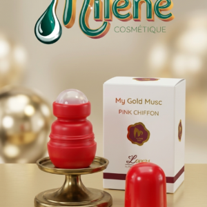 DEODORANT MY GOLD MUSK — PINK CHIFFON : Laissez-vous séduire par l'élégance absolue et le charme envoûtant du musc Pink Chiffon. Conçu sous forme de roll-on pratique au design rouge vibrant et raffiné, ce parfum précieux dépose sur votre peau une empreinte olfactive douce, délicate et irrésistiblement captivante tout au long de la journée.