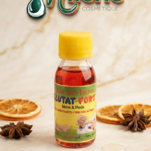 CONCENTRE GLUTA-FORT : Action 100/100 ciblée : Atténue puissamment les taches sombres et rebelles sur les mains et les pieds. Formule éclaircissante intense : Enrichie en actifs unifiants pour un résultat visible et rapide. Grain de peau lissé : Aide à clarifier et adoucir les zones de frottement assombries.