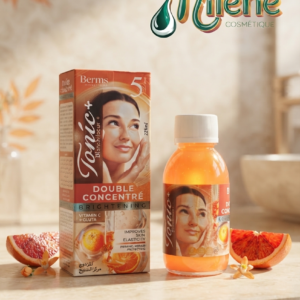 Tonic+ Double Concentré: Révélez une peau visiblement plus ferme et lumineuse grâce au Tonic+ Double Concentré (Blanchisseur) de Berms. Sa formule synergique associe la puissance éclaircissante du Glutathion aux vertus antioxydantes de la Vitamine C et des agrumes pour tonifier l'épiderme et raviver les teints ternes.
