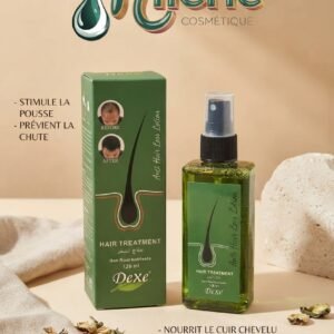Lotion Capillaire Traitante Dexe (Hair Treatment) Spécialement conçue pour cibler les racines, cette lotion experte prend soin de votre cuir chevelu au quotidien. Favorise activement la repousse des cheveux. Freine efficacement la perte de cheveux. Apporte les nutriments essentiels directement à la racine (Hair Root Nutrients). Renforce les cheveux pour une chevelure plus résistante et dense.