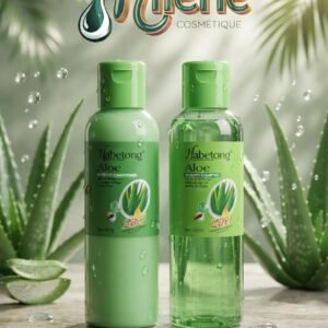 Sublimez vos cheveux avec le duo capillaire à l'Aloe Vera Habetong. Démêlant : Nourrit intensément, facilite le coiffage et lisse les cuticules. Shampooing : Nettoie en douceur, hydrate et apporte brillance et vitalité.